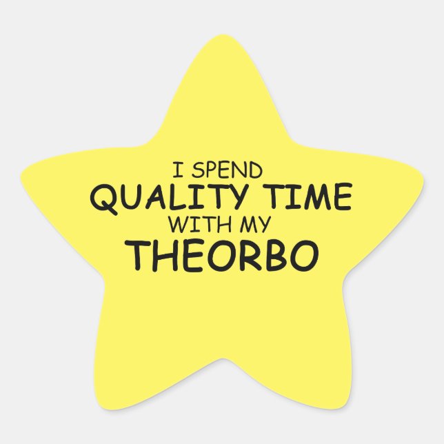 Sticker Theorbo Star Time de qualité (Devant)