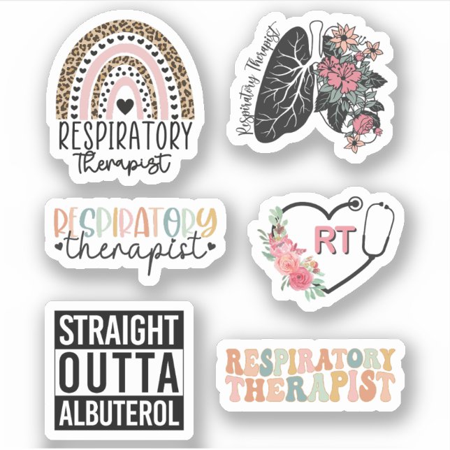 Sticker Thérapeute respiratoire Thérapie respiratoire Cade (Devant)