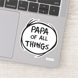 Sticker Thing One Thing Two - Papa de toutes choses