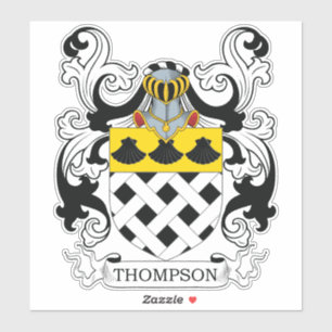 Sticker Thompson Family Crest