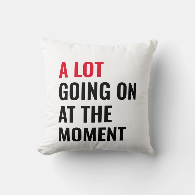 Sticker Throw Pillow (Front)