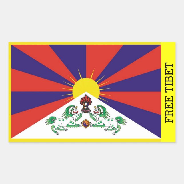 Sticker Tibet libre (Devant)