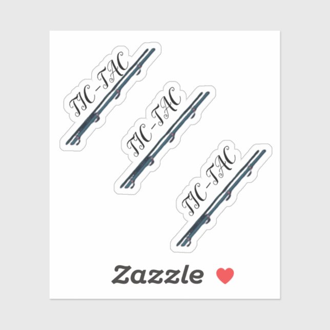 STICKER TICKERS TIC-TAC (Feuille)