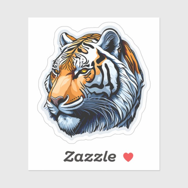 Sticker Tiger (Feuille)
