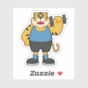 Sticker Tiger Fitness Dumbbell
