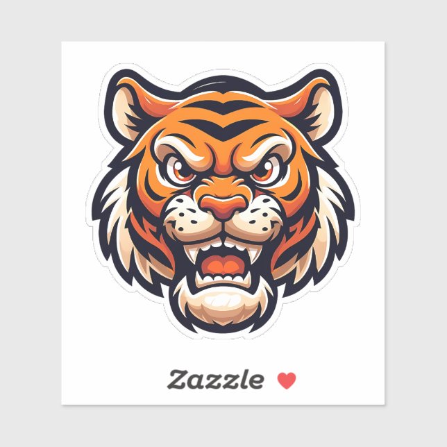 Sticker Tigre (Feuille)