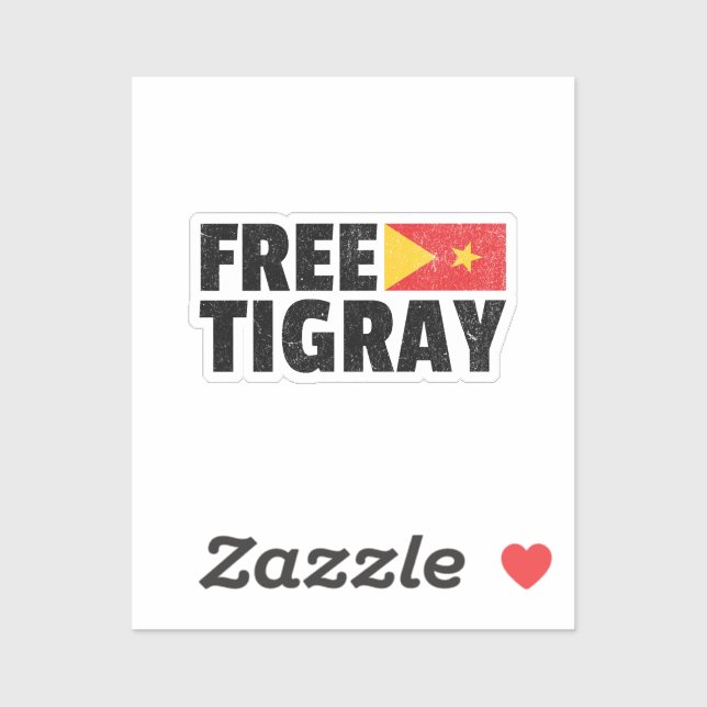 Sticker Tigré gratuit (Feuille)