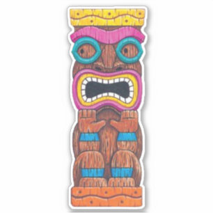 Sticker Tiki Totem 1