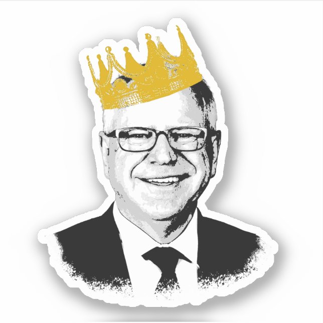 Sticker TIm Walz (Devant)