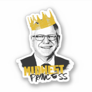 Sticker Tim Walz - Princesse du Midwest