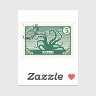 Sticker Timbre de poste de R'lyeh