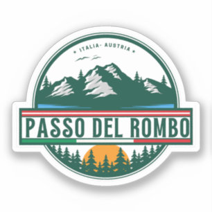 Sticker Timmelsjoch - passage du rombo