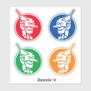 Sticker Tin Woodman (Tin Man) Face CC1095 Magnifique Assis