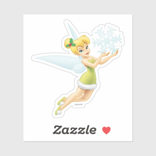Sticker Tinkerbell | Christmas Snowflake (Feuille)