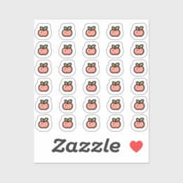 Sticker Tiny latte apple planner