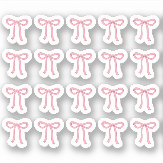 Sticker Tiny latte bows planner (Devant)