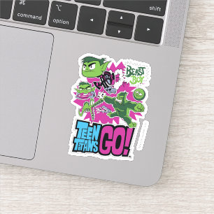 Sticker Titans Ados, allez ! Les Shapeshifts Beast Boy