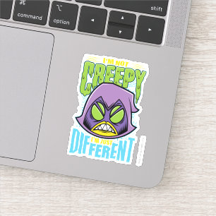 Sticker Titans Ados, partez !   Raven "Pas Déplaisant je s