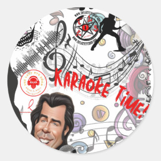 Sticker TLES Karaoke Time Round