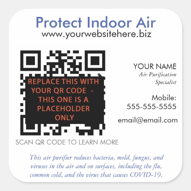 Sticker to use on ASP for demo units (Front)