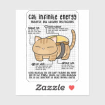 Toast de beurre d'énergie infini chat