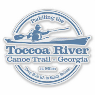 Sticker Toccoa River CT (SK)