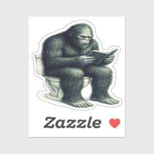 Sticker Toilette Bigfoot