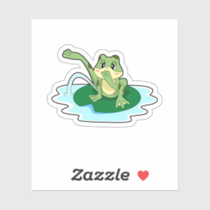 Sticker Toilette de grenouille