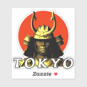 Sticker Tokyo Samurai Japon