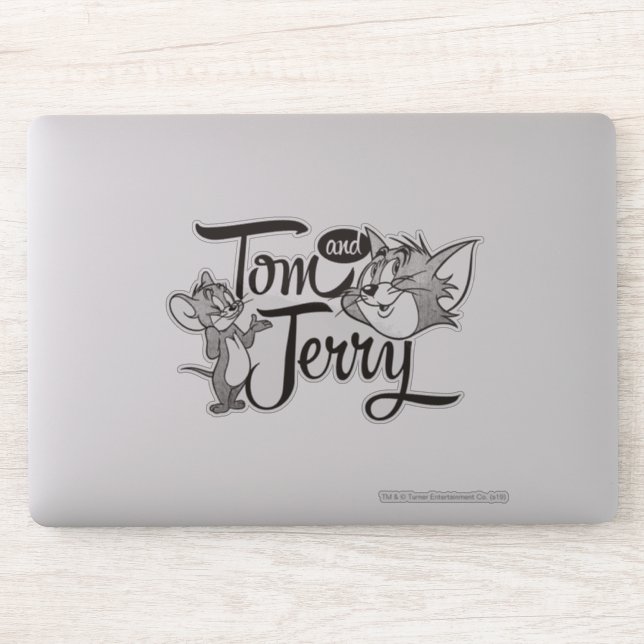 Sticker Tom Et Jerry | Tom Et Jerry Ont L'Air Doux (Ordinateur)