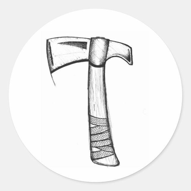 Sticker Tomahawk (Devant)