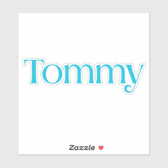 Sticker Tommy (Feuille)
