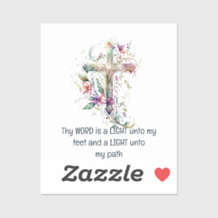 Sticker Ton mot est une lampe à mes pieds Inspirationnel