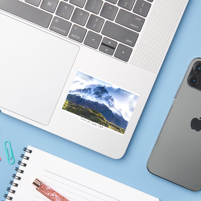 Sticker Torres del Paine (Ordinateur portable avec iPhone)