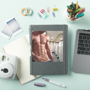 Sticker Torse d'homme musclé torse nu sixpack de SlipperyJ