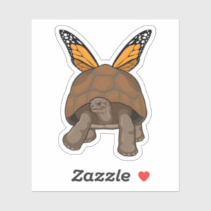 Sticker Tortue aux couleurs arc-en-ciel