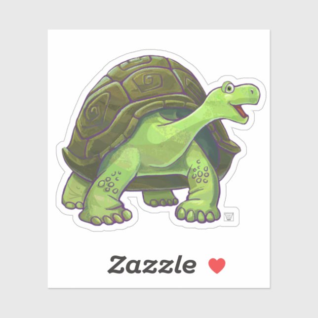 Sticker Tortue mûre par Parade animalière (Feuille)