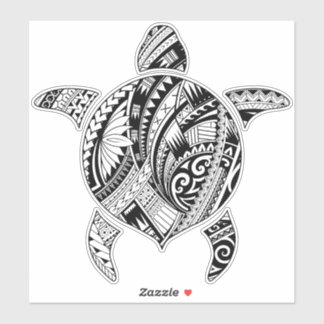 Sticker Tortue tribale