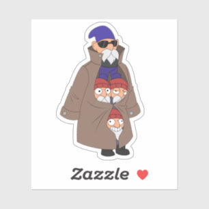 Sticker tour nain