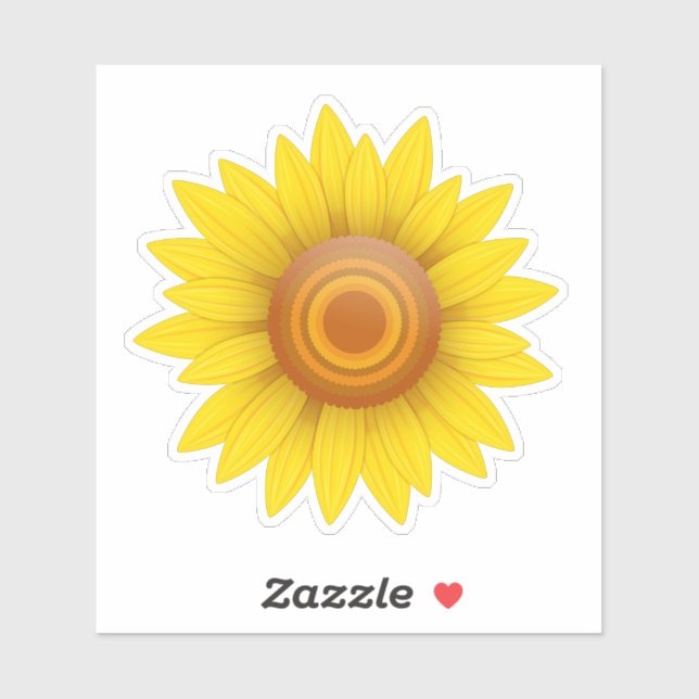 Sticker Tournesol (Feuille)