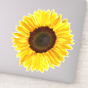 Sticker Tournesol jaune vif