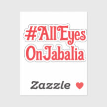 Tous Les Yeux Sur Jabalia Vinyl Decal