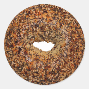 Sticker tout Bagel Classic rond