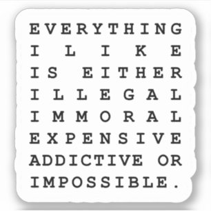 Sticker Tout ce que j'aime