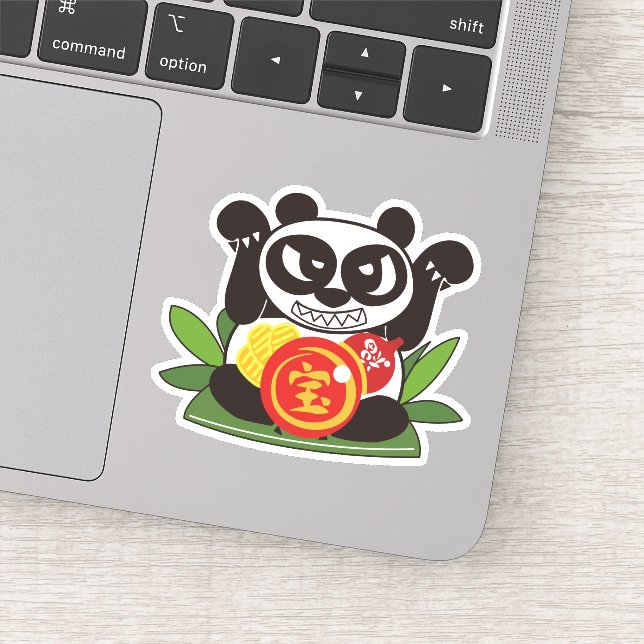 Sticker Tout Fortune Panda Dieu (Détail)