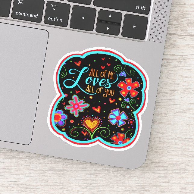 Sticker Tout le monde vous aime Inspirivity Valentine (Détail)
