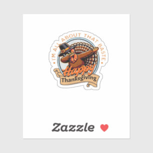 Sticker Tout Sur Ce Baste Bon thanksgiving Classique