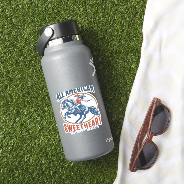 Sticker Toute petite fille américaine (HydroFlask Insitu)