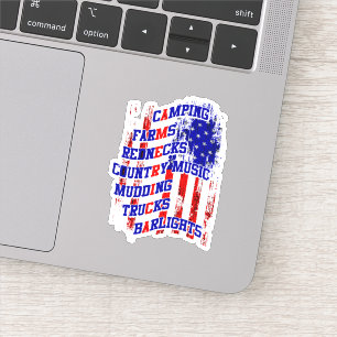 Sticker Toutes les choses Amérique