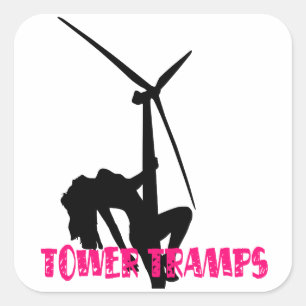 Sticker Tower Tramps